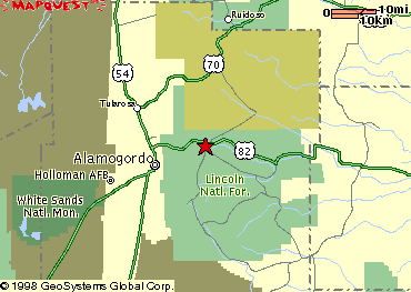 Cloudcroft, New Mexico - Regional View