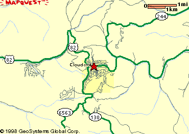 Cloudcroft New Mexico Map 1