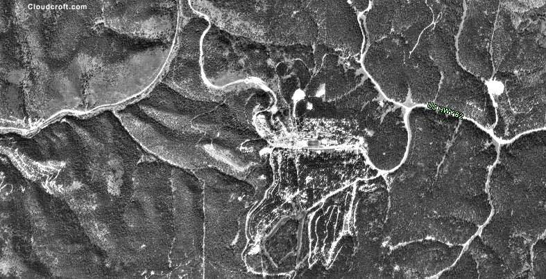Satellite View of Cloudcroft
