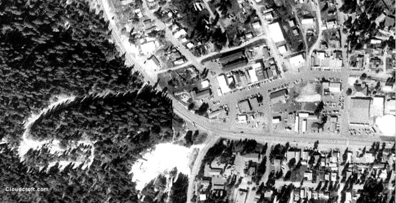 Satellite View of Cloudcroft